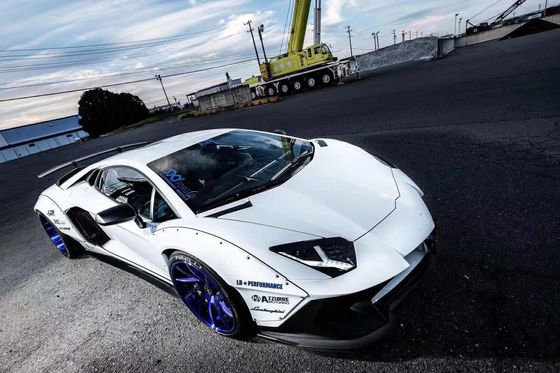 Для Lamborghini Aventador LP700 Карбоновая фигура LP700 Усовершенствованный LB-стиль боковой юбки