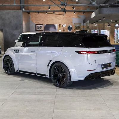 Карбоновая волокна Range Rover Sport Body Kit LM Style Передняя губа Автомобильный колесный свод