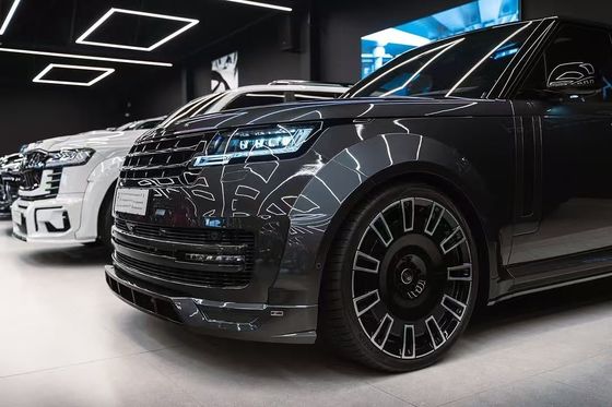 Корпус Land Rover из углеродного волокна LM стиль универсальный задний бампер Диффузер губ спойлер