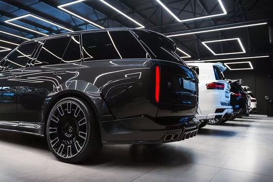 Корпус Land Rover из углеродного волокна LM стиль универсальный задний бампер Диффузер губ спойлер