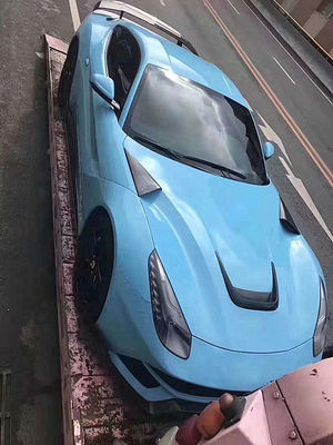 Высококачественное углеродное волокно для Ferrari F12 Углеродное волокно покрытие декорация F12 Углеродное волокно двигательный отсек Tuyere маленький кусок