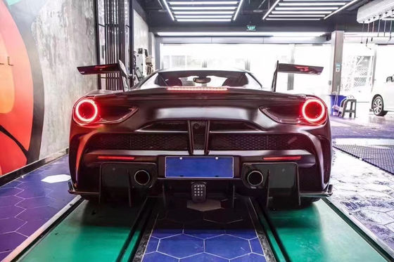 Автозапчасти для Ferrari 488 Куриный комплект 488 Модернизированный MSY стиль Передний и задний бампер Спойлер Углеродные волокна Куриный комплект