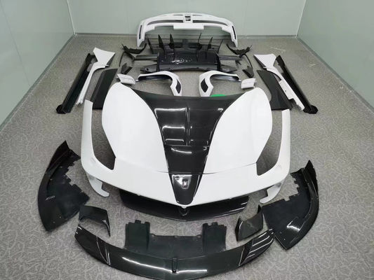 Автозапчасти для Ferrari 488 Куриный комплект 488 Модернизированный MSY стиль Передний и задний бампер Спойлер Углеродные волокна Куриный комплект