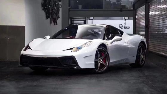 Для Ferrari 458 Карбоновая фигура 458 Усовершенствованный стиль VORS Передний и задний бампер Спойлер Боковая юбка Корпус