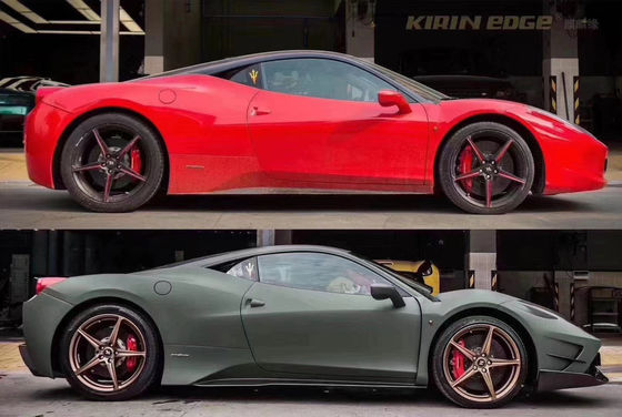 Автозапчасти для Феррари 458 Корпусный комплект 458 Модернизированный стиль Миша Передний и задний бампер Боковая юбка Hood Спойлер Корпусный комплект