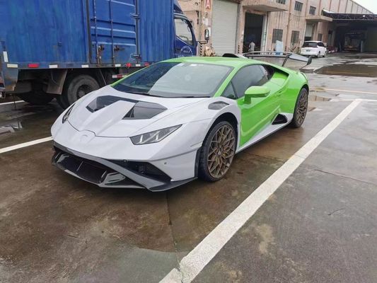 Комплект корпуса из углеродного волокна STP для Lamborghini Huracan LP580 LP610 Углеродный волокно передний и задний бампер спойлер капот