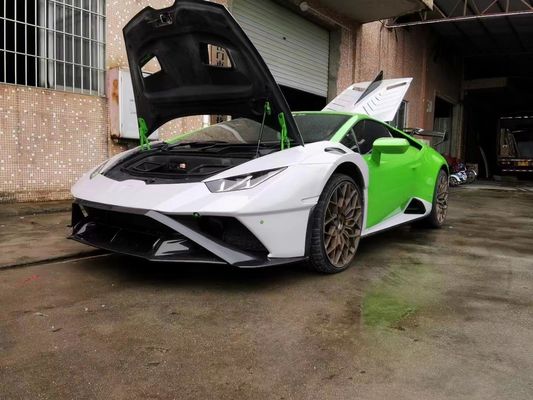 Комплект корпуса из углеродного волокна STP для Lamborghini Huracan LP580 LP610 Углеродный волокно передний и задний бампер спойлер капот