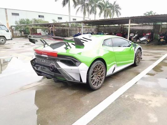 Комплект корпуса из углеродного волокна STP для Lamborghini Huracan LP580 LP610 Углеродный волокно передний и задний бампер спойлер капот