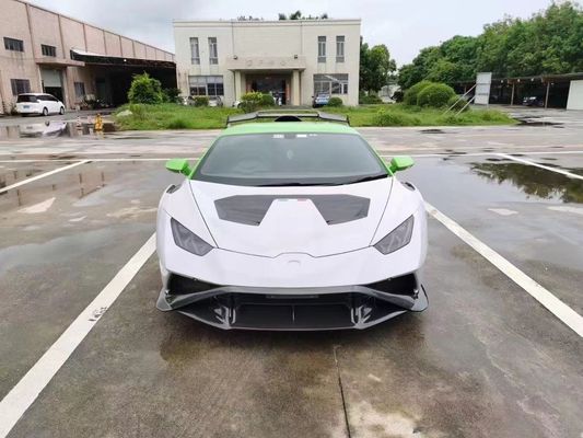 Комплект корпуса из углеродного волокна STP для Lamborghini Huracan LP580 LP610 Углеродный волокно передний и задний бампер спойлер капот