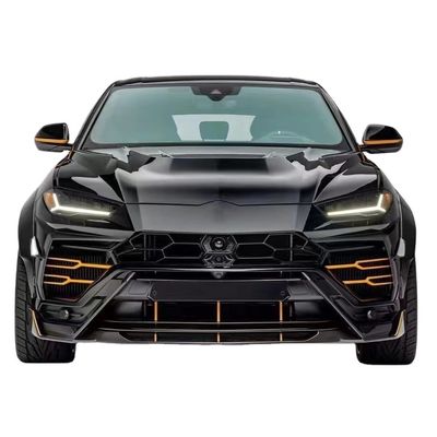 Для Lamborghini Urus Carbon Fiber Body Kit Urus Upgraded VORS Style Carbon Fiber Front Lip Diffuser Spoiler Hood с широким корпусом