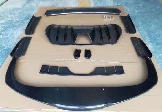 Для Ferrari F430 Body Kit F430 Усовершенствованный HAMANN Style Передняя лопатка Диффузор Спойлер Боковая юбка F430 Карбоновая фибра