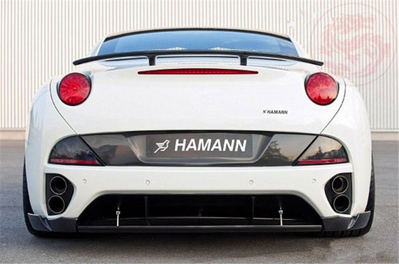 Для Ferrari California Carbon Fiber Body Kit California Усовершенствованный для Hamann-стиля Передняя лопатка Задняя диффузерный спойлер