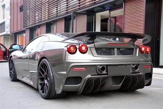 Для Ferrari F430 корпусный комплект F430 модернизированный ASI стиль передний и задний бамперы спойлер F430 корпусный комплект из углеродного волокна