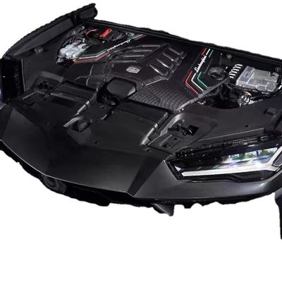 2019 Black Lamborghini Body Kit Сухой углеродный волокна двигатель внутренний охранный щит