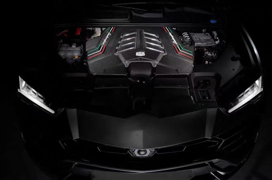 2019 Black Lamborghini Body Kit Сухой углеродный волокна двигатель внутренний охранный щит
