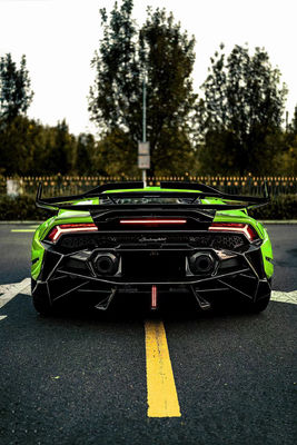 580 Lamborghini Корпус из углеродного волокна DW Style Lp610 Корпусный комплект Спойлер Широкофункциональный комплект