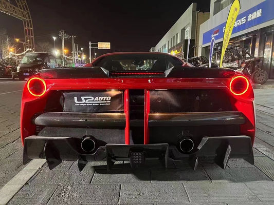 Для Ferrari 488 Комплект корпуса из углеродного волокна 488 Модернизированный стиль Миша Передний и задний бампер Спойлер капот Комплект корпуса из углеродного волокна