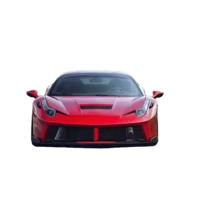 Для Ferrari 458 Карбоновое корпусное комплектующее 458 Усовершенствованный стиль PD Передний и задний бампер Спойлер капот корпусное комплектующее