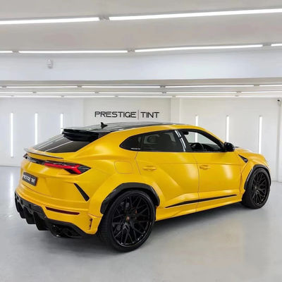 1016 Style Lamborghini Body Kit Urus Углеродное волокно Передняя губа диффузер Спойлер капот Белый