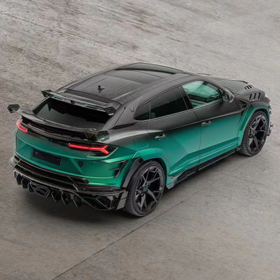 280мм Lamborghini Body Kit URUS MSY Style Передний и задний бампер Спойлер Hood Kit Зеленый