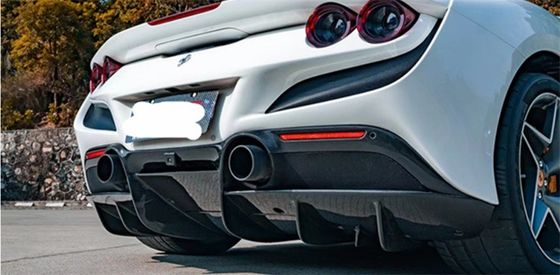 Автозапчасти для Феррари F8 Углеродные волокна корпус комплект F8 Усовершенствовать Новый стиль диффузер Углеродные волокна диффузер