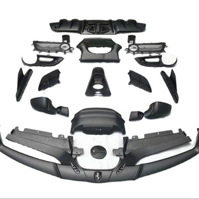 Для Ferrari 488 Carbon Fiber Body Kit 488 Усовершенствованный Capristo Style Carbon Fiber Front Lip Diffuser Спойлер