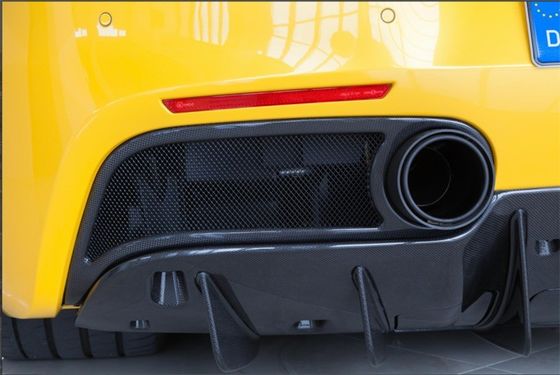 Для Ferrari 488 Carbon Fiber Body Kit 488 Усовершенствованный Capristo Style Carbon Fiber Front Lip Diffuser Спойлер