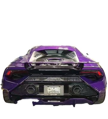 LP580 LP610 Lamborghini Huracan Evo Корпусный комплект Tecnica стиль Углеродные волокна Спойлер крыло