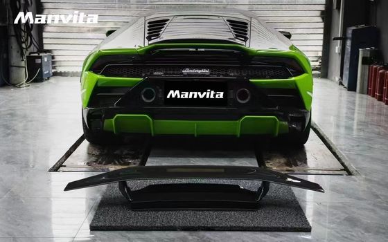 LP580 LP610 Lamborghini Huracan Evo Корпусный комплект Tecnica стиль Углеродные волокна Спойлер крыло