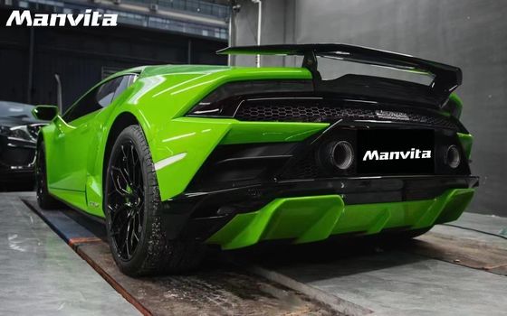 LP580 LP610 Lamborghini Huracan Evo Корпусный комплект Tecnica стиль Углеродные волокна Спойлер крыло