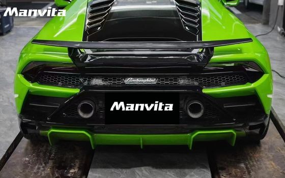 LP580 LP610 Lamborghini Huracan Evo Корпусный комплект Tecnica стиль Углеродные волокна Спойлер крыло