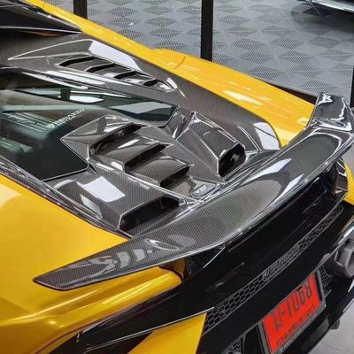 LP580 LP610 Lamborghini Huracan Evo Корпусный комплект Tecnica стиль Углеродные волокна Спойлер крыло