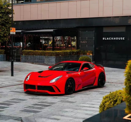 Для Ferrari F12 Carbon Fiber Wide-body Kit F12 Upgrade NOtc N-Largos-style Rear Bumper Carbon Fiber Wide-body Kit