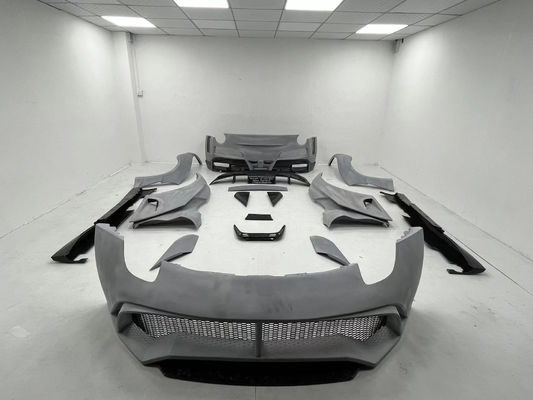Для Ferrari F12 Carbon Fiber Wide-body Kit F12 Upgrade NOtc N-Largos-style Rear Bumper Carbon Fiber Wide-body Kit