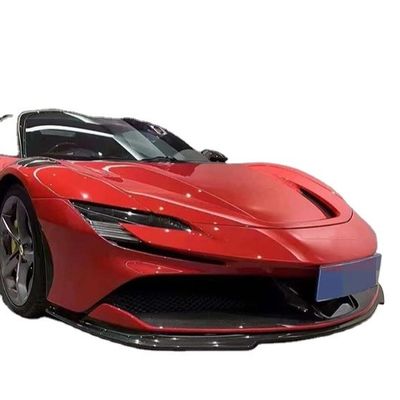 Для Ferrari SF90 Сухой карбоновый корпус SF90 RH Style Карбоновый корпус передний губный диффузер боковой юбки
