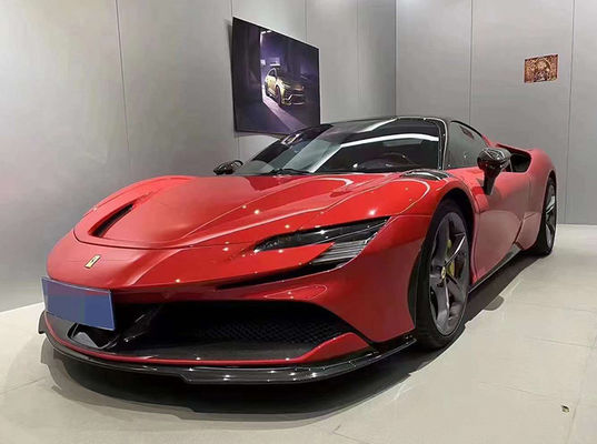 Для Ferrari SF90 Сухой карбоновый корпус SF90 RH Style Карбоновый корпус передний губный диффузер боковой юбки