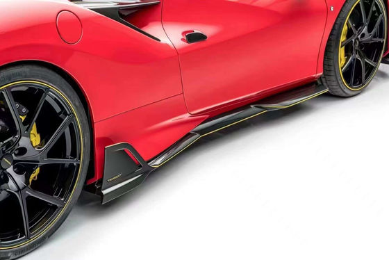 Автозапчасти для Ferrari F8 Комплект корпуса из углеродного волокна F8 Усовершенствовать стиль MSY Передняя лопатка Диффузор Спойлер Боковая юбка Комплект корпуса