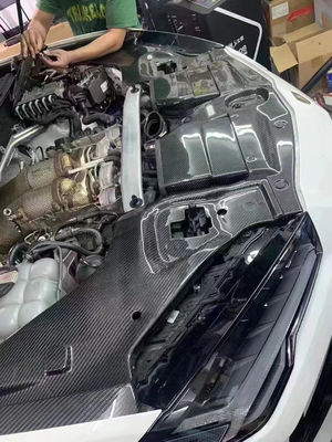 Заменить Lamborghini Body Kit URUS Сухое углеродное волокно двигатель щит