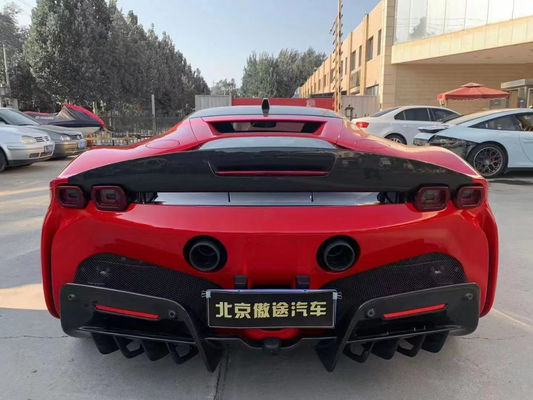 Спойлер из углеродного волокна Спойлер из углеродного волокна для Ferrari SF90 SF90 Upgraded OEM Style Spoiler Tail