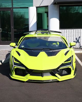Lamborghini Revuelto Custom Body Kits Carbon Fiber DUKE Style Custom Front Diffuser (Ламборгини Ревуэлто - на заказ) Диффузер спереди