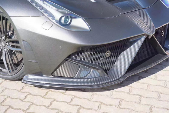 Для Ferrari F12 Dry Carbon Fiber Body Kit F12 Усовершенствованный стиль MSY Передний и задний бампер Спойлер капот