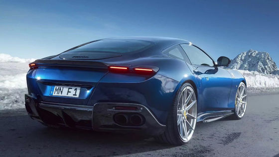 Для Ferrari Roma Carbon Fiber Body Kit Roma Upgrades Novit Style Carbon Fiber Front Lip Diffuser Spoiler Side Skirt Body Kit - для Ferrari Roma Carbon Fiber Body Kit Рома обновляет новый стиль Carbon Fiber Front Lip Diffuser Спойлер боковой юбки