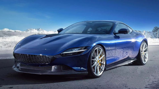 Для Ferrari Roma Carbon Fiber Body Kit Roma Upgrades Novit Style Carbon Fiber Front Lip Diffuser Spoiler Side Skirt Body Kit - для Ferrari Roma Carbon Fiber Body Kit Рома обновляет новый стиль Carbon Fiber Front Lip Diffuser Спойлер боковой юбки