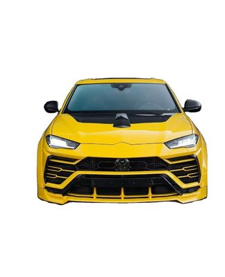 Желтый Lamborghini Urus Body Kit Углеродные волокна передняя губа