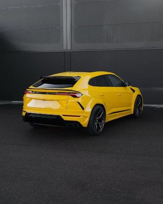 Желтый Lamborghini Urus Body Kit Углеродные волокна передняя губа