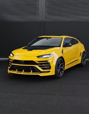 Желтый Lamborghini Urus Body Kit Углеродные волокна передняя губа