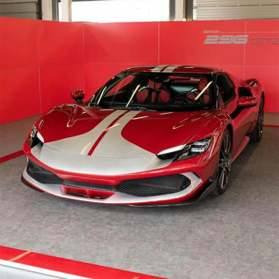 296GTB Ferrari Body Kit 296GTB OEM Carbon Fiber Универсальный фронтальный диффузорный спойлер
