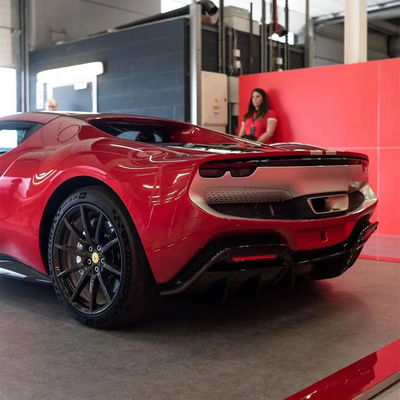 296GTB Ferrari Body Kit 296GTB OEM Carbon Fiber Универсальный фронтальный диффузорный спойлер