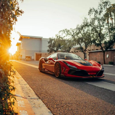240 X 80 X 50 мм Ferrari Body Kit Ключевой стиль Передний разделитель диффузер Углеродные волокна