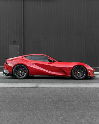1016 Ferrari Body Kit 812 190 мм Углеродный волокно передний бампер диффузер Спойлер